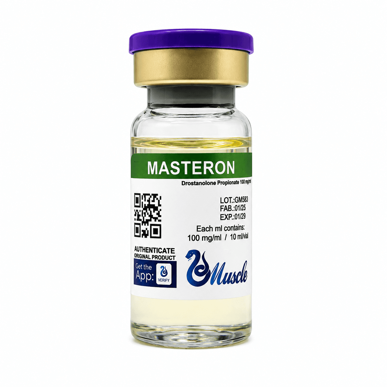 Masteron (5 unidades) Drostanolona Propionato Muscle 100mg — 10ml – TESTO